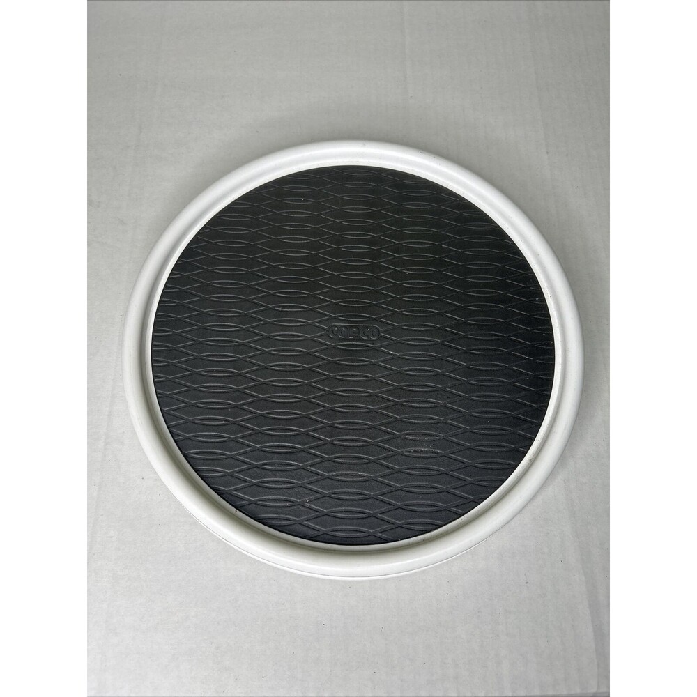 Copco 12 Inch Non Skid Turntable White Lazy Susan